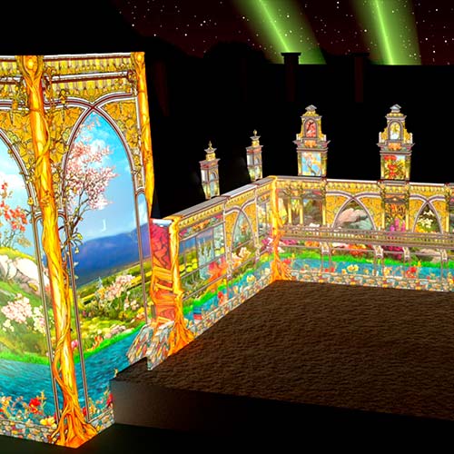 Fléville simulation du spectacle son et lumière Fléville simulation du spectacle son et lumière